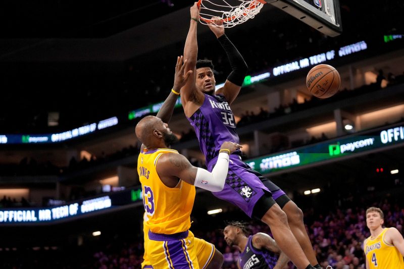 Kings outlast Lakers, Luka scores 42 in loss. Monk electric off bench